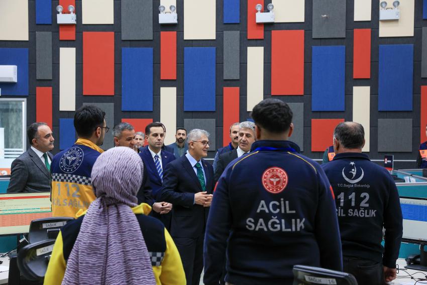 112 Günü’nde Acil Çağrı Merkezi’ne Ziyaret