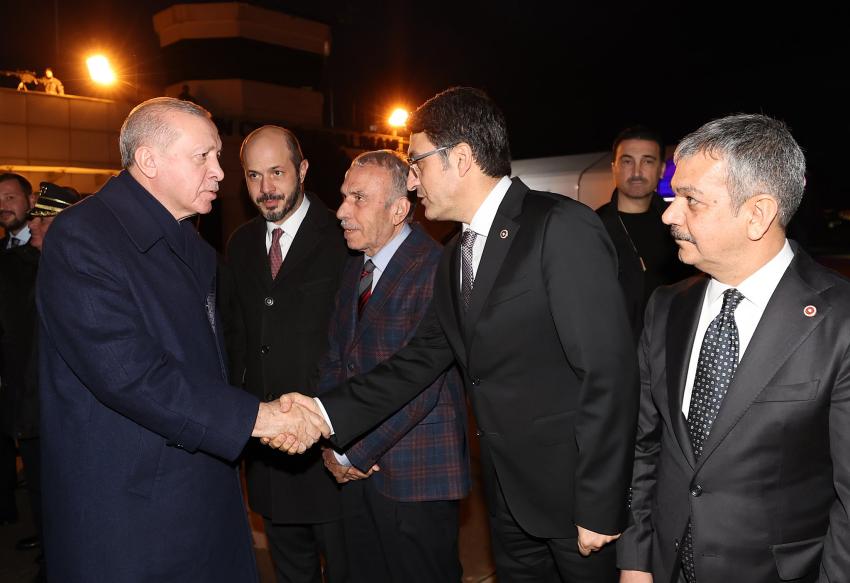 Milletvekili Korkutata Cumhurbaşkanı Erdoğan’a Refekat Etti