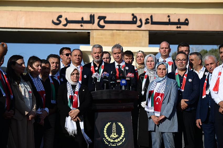 Milletvekillerinden Oluşan 30 Kişilik Heyet Gazze Sınırı'nda