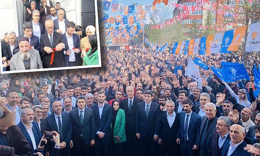 AK PARTİ SEÇİM BÜROSU AÇILIŞI YAPILDI