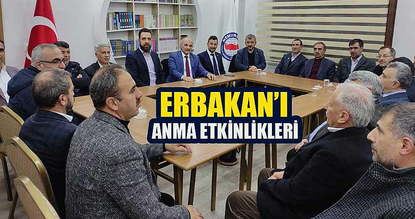 ERBAKAN’I ANMA VE ANLAMA ETKİNLİKLERİ DÜZENLENDİ