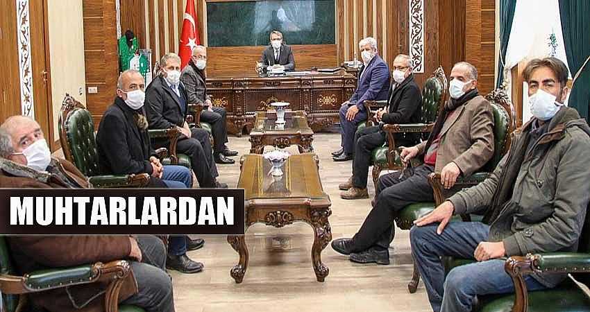  VALİ EKİNCİ’YE TEŞEKKÜR ZİYARETİ