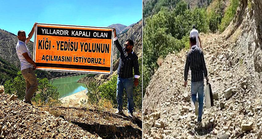 KÖYLERİNE GERİ DÖNMEK İSTEYEN VATANDAŞLAR YOL İSTİYOR