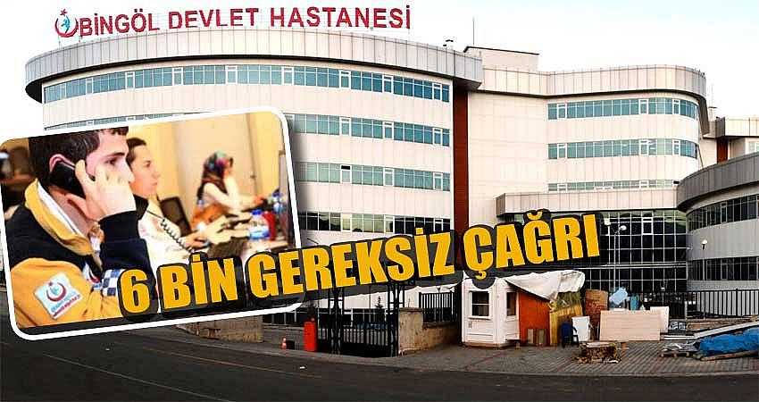 112’YE 6 BİN GEREKSİZ ÇAĞRI YAPILDI