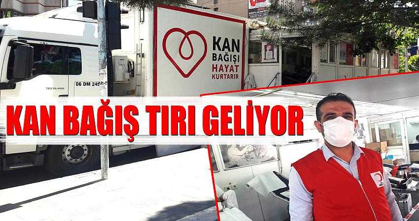 Kızılay Kan Bağış Tırı Bingöl’e gelecek