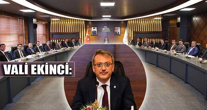 ÖNCELİK İÇME SUYU VE YOLLARA VERİLECEK