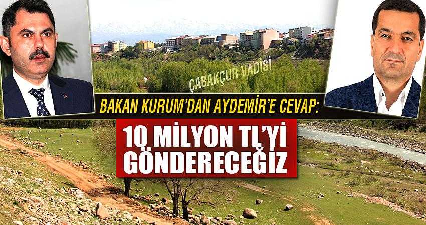 KURUM: 10 MİLYON TL’Yİ GÖNDERECEĞİZ