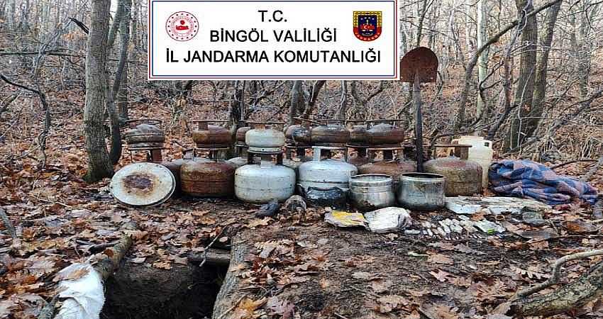 GENÇ’TE SIĞINAK TESPİT EDİLDİ