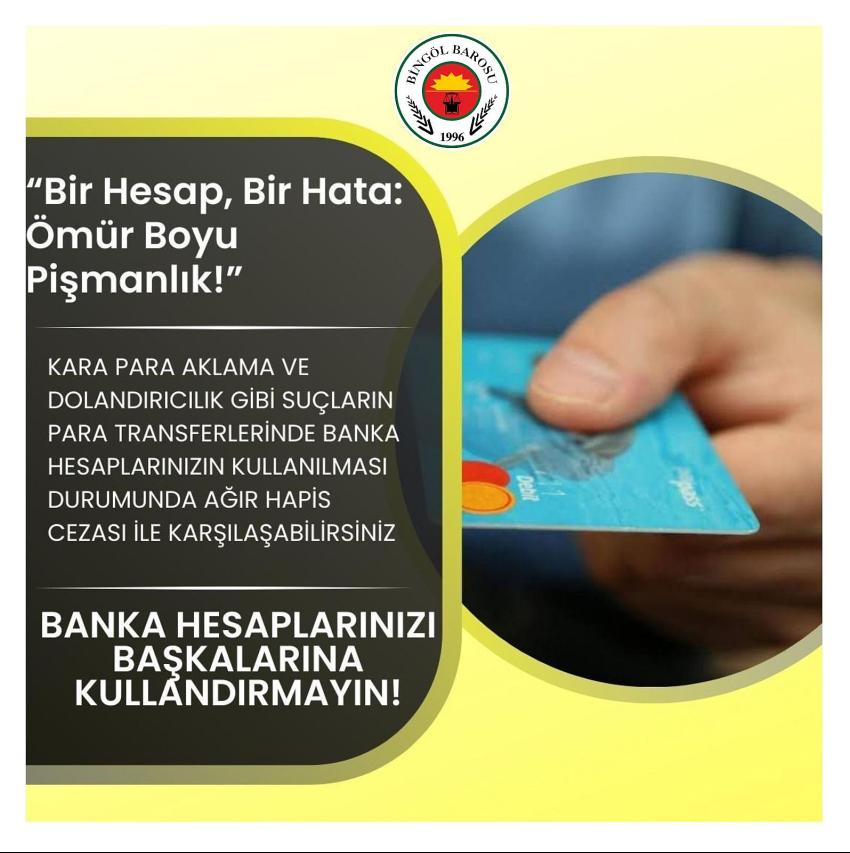 Baro’dan Banka Hesapları Uyarısı!