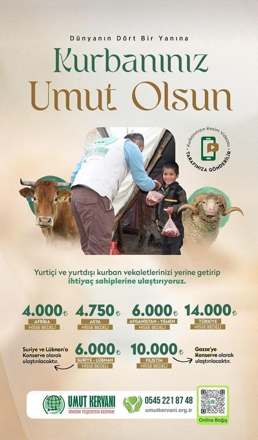 Umut Kervanı, Kurban Çalışmalarına Başladı