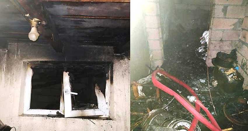 YENİMAHALLE’DE YANGIN